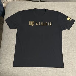 Mayhem Athlete Black and Gold T-Shirt